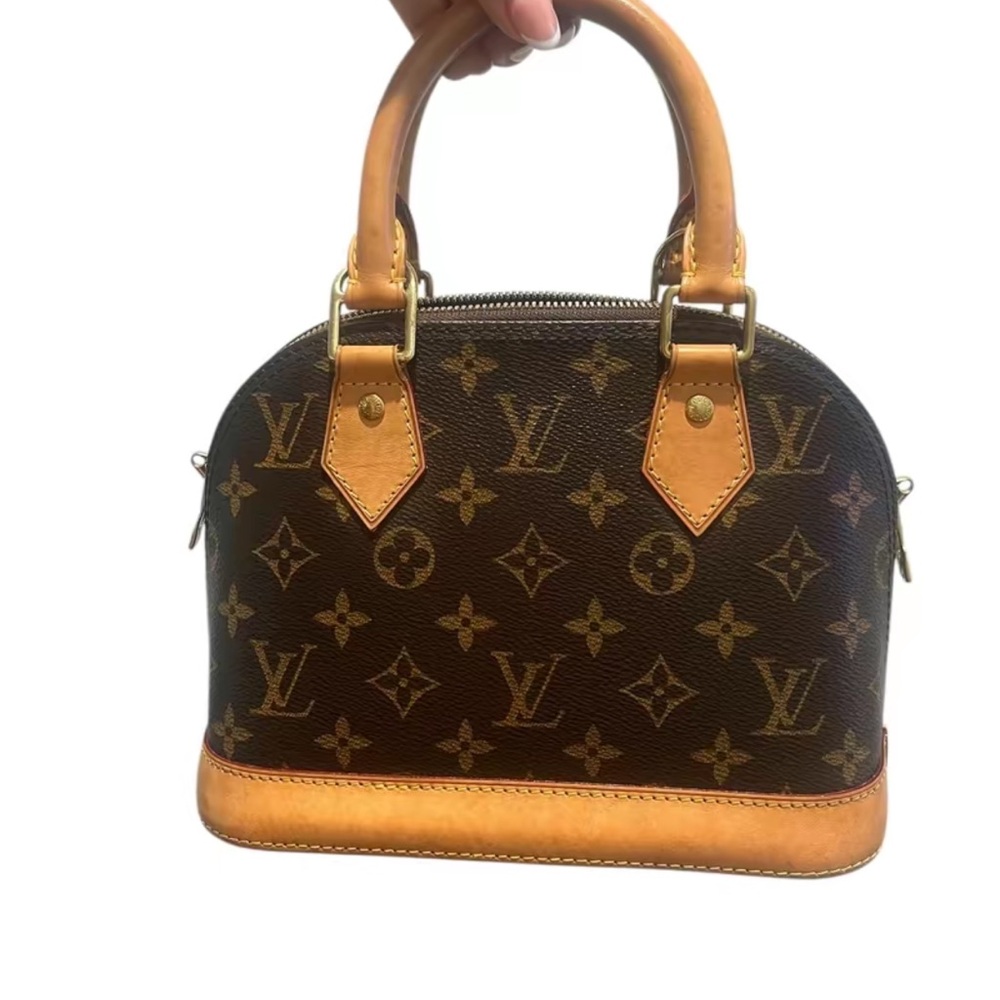 Louis Vuitton Alma BB Monogram Brown Top Handle Mini Bag